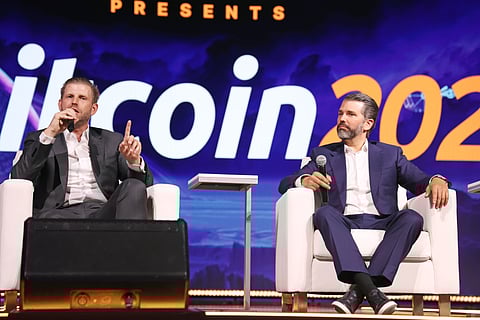 Eric Trump, left, and Donald Trump Jr.