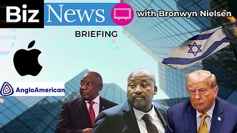 BN Briefing: Ramaphosa stands firm, SA vs US tariffs, $50bn Anglo deal, McKenzie drama & Israel’s strike