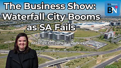 The Business Show: Attacq CEO Jackie van Niekerk on Waterfall City’s 25% surge amid SA chaos
