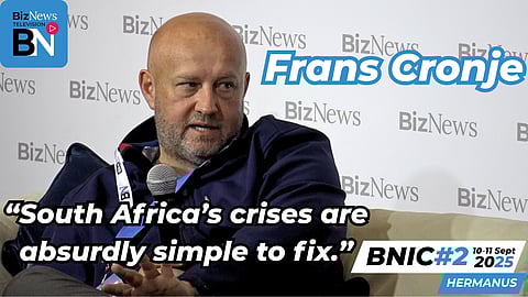 Cronje warns: SA faces collapse or Cape-led revival; Ramaphosa can’t lead in crisis – BNIC#2