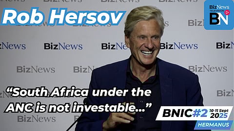 Hersov's blunt verdict: SA has gone backwards since 2008. ANC has failed on every measure - BNIC#2