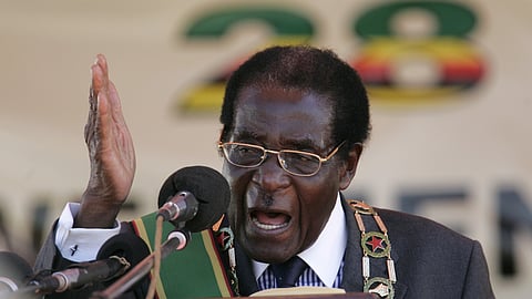 Former Zimbabwean President Robert Mugabe