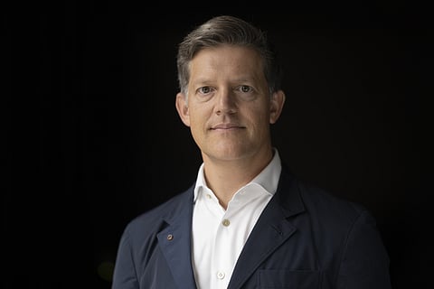 A portrait photograph of former Sequoia Capital managing partner Roelof Botha
