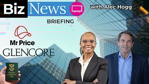 BizNews Briefing: Kokkie Kooymans’ global warning, Mr Price’s R10bn gamble & Glencore saves jobs