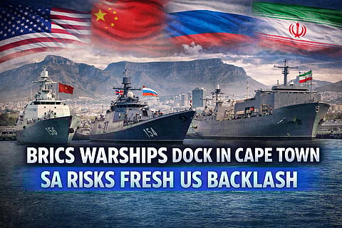 BRICS warships dock in Cape Town as SA risks fresh US backlash