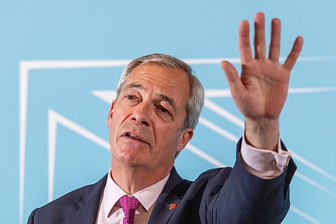 Nigel Farage, leader of Reform UK