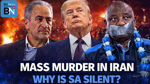 Director’s Cut: Iran on a knife edge - Dr Iraj Abedian on killings, SA silence and Trump's gamble