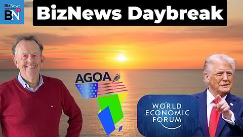 BN Daybreak Wed 14 Jan: SA’s Trade Double-Header; Chaos in Iran; Renergen founders strike gold