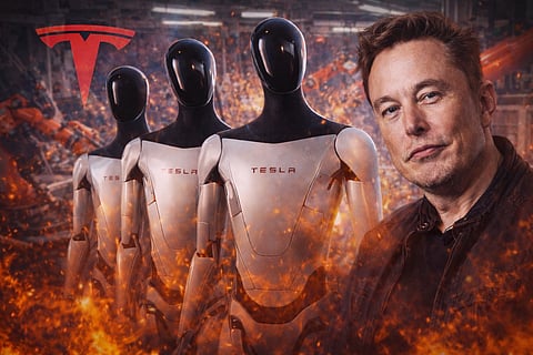 Musk says Tesla’s Optimus robots could go on sale next year