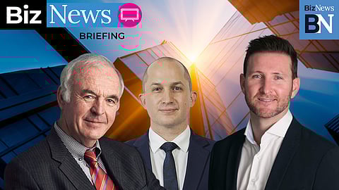 Clem Sunter (Left), Stephen Moore (Centre), and Dylan Bradfield (Right