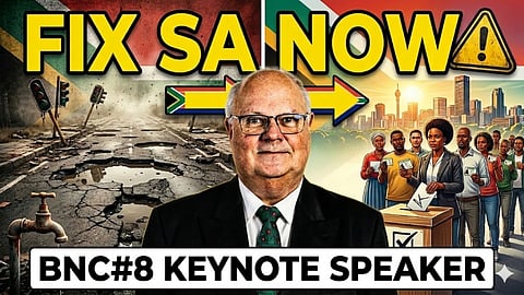 Corné Mulder at BNC#8: Ballots, not bullets - The urgent fight to fix SA’s broken municipalities