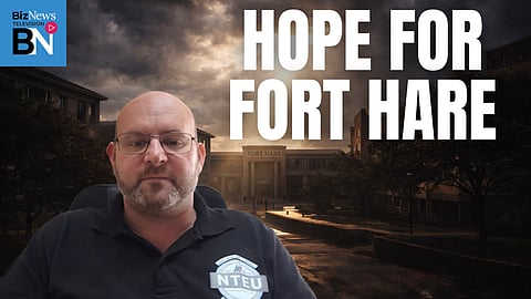Grant Abbott: Hope for Fort Hare after VC’s suspension
