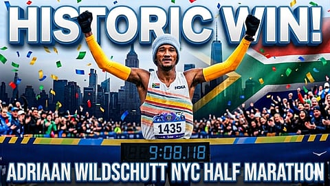 From Ceres to New York: Adriaan Wildschutt sets a blistering pace