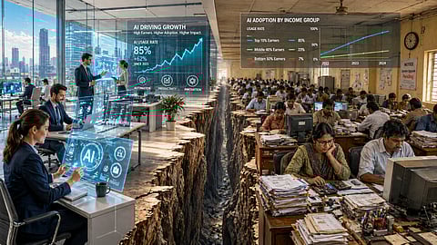 High earners race ahead on AI as workplace divide widens