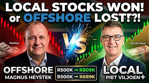 R1m investment battle: Heystek and Viljoen’s offshore vs JSE showdown after four-and-a-half years