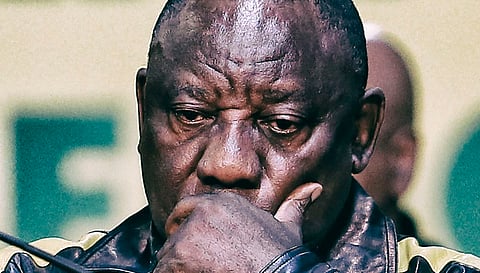 Cyril Ramaphosa, South African President.