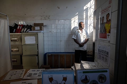 Alarico Moisés Manjacaze, director of the Matola II clinic outside Maputo in Mozambique.