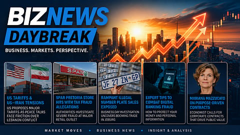 BN Daybreak - Wed 3 June 2026: US tariffs; Pretoria SPAR fraud; Illicit number plates; Banking scams