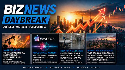 BN Daybreak - Mon 8 June 2026: Oil rises; R2bn hospital scandal; AGOA off-ramp proposal; Apple AI