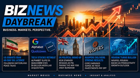 BN Daybreak - Tue 23 June 2026: Naspers earnings; Roubini turns bullish; Keir Starmer resigns; SA drug cartel warnings