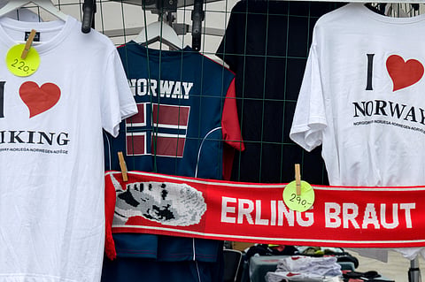 Souvenirs sold in Stavanger, Norway