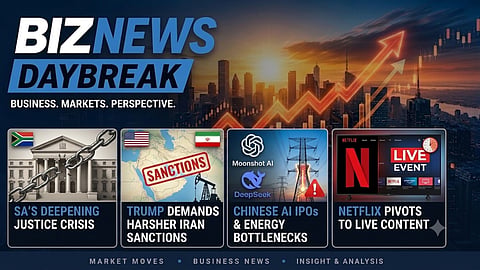 BN Daybreak: SA's criminal justice under scrutiny; Chip stock jitters; Netflix's next growth story