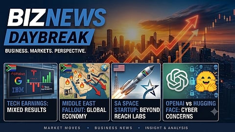 BN Daybreak: Helen Zille on Mashaba; Tech earnings; AI hacking; Iraj Abedian on the Iran conflict