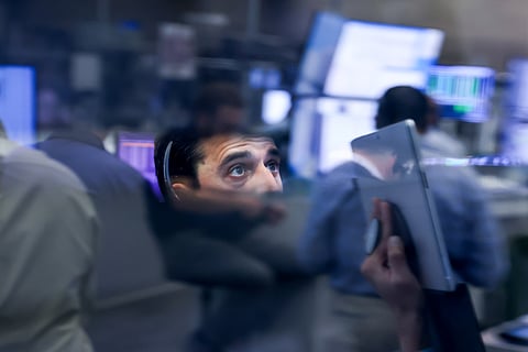 Traders work on the floor of the American Stock Exchange (AMEX) at the New York Stock Exchange (NYSE) in New York, US, on Wednesday, July 29, 2026.