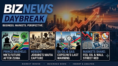 BN Daybreak: Mashele's new political party, Hersov on Jozi's mafia problem, Copelyn on offshore oil