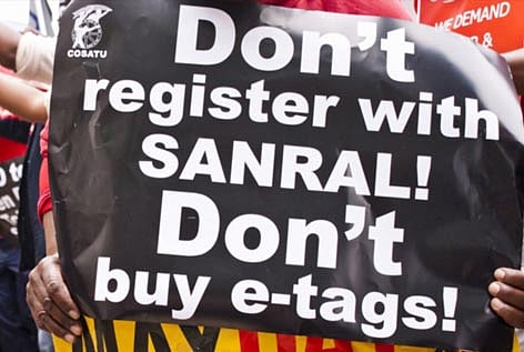 SA in ‘serious trouble’ if e-toll debt is not paid