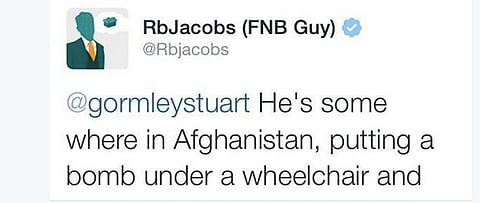 FNB apologises for a moment of madness from @Rbjacobs