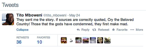 Tito Mboweni reacts to claims Zuma’s Left Wing shafted chance as Finance Minister