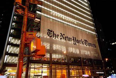 New York Times moves into loss as print ad revenue falls
