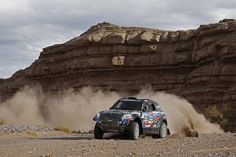 DAKAR: Vladimir Vasilyev makes it 5/5 for Mini, Giniel still 2nd