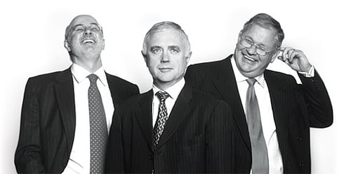 left to right - GT Ferreira, Paul Harris, Laurie Dippenaar