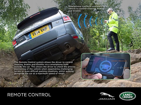 Land Rover: remote controlled off-roading with a smart phone