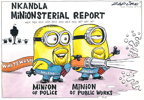 The brilliant Zapiro's assessment of the Nkandla whitewash. More at zapiro.com