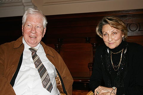 RW Johnson with fellow author and historian, Irina Filatova