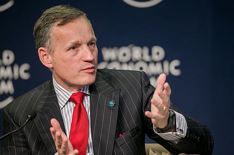 Antony Jenkins, Group Chief Executive, Barclays, United Kingdom; Co-Chair of the World Economic Forum on Africa at the World Economic Forum on Africa 2015 in Cape Town. Copyright by World Economic Forum / Benedikt von Loebell