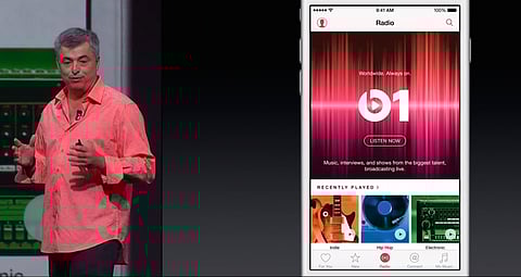 Eddy Cue, Apple's senior VP of Internet Software and Services, launching Apple Music and the new 24/7 worldwide radio station Beat1