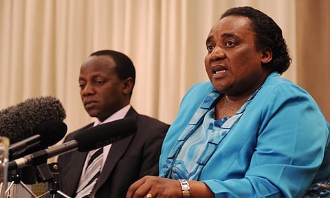 South Africa's Minister of Labour Mildred Oliphant
