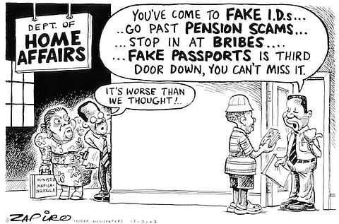 © 2012 Zapiro (All Rights Reserved)
Printed/Used with permission from www.zapiro.com