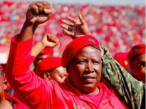 Economic Freedom Fighters leader Julius Malema