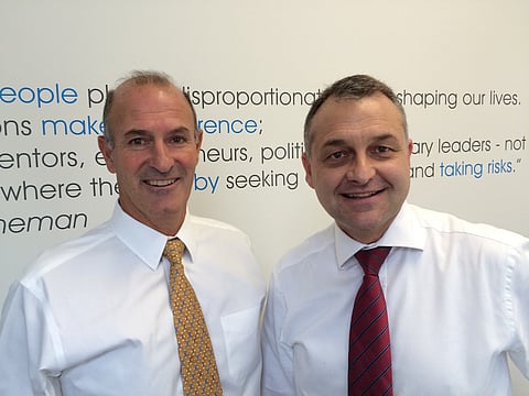 London headquartered Credo Group's CEO and co-founder Roy Ettlinger (left) with his chief investment officer Deon Gouws
