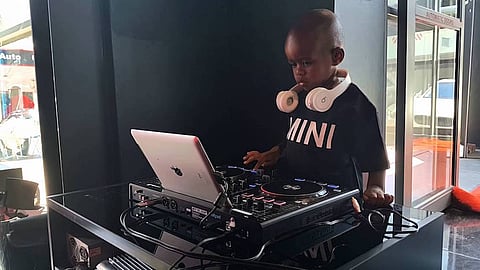 Three year old DJ Arch playing at Northcliff. YouTube.
