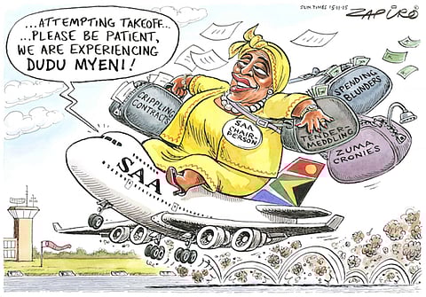 Chairman of the Jacob Zuma Foundation Dudu Myeni - real life example of the way "entrepreneurial politicians" pull State levers of power for personal benefit.