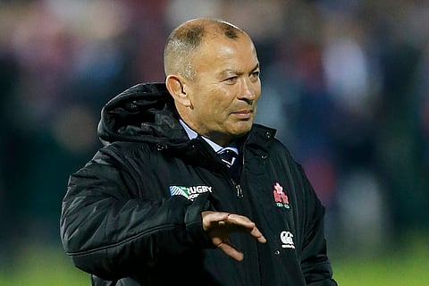 Rugby Union - United States of America v Japan - IRB Rugby World Cup 2015 Pool B - Kingsholm, Gloucester, England - 11/10/15
Japan head coach Eddie Jones before the match
Action Images via Reuters / Andrew Boyers
Livepic