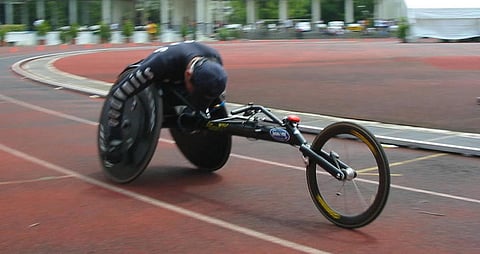 Half an hour’s inspiration from cancer surviving, crippled athlete from Singapore