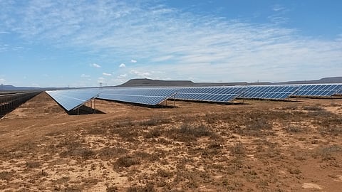The 90MW PiA Solar farm in De Aar.