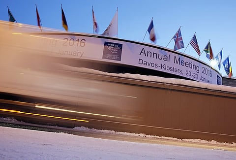 The congress center is pictured ahead of the Annual Meeting 2016 of the World Economic Forum (WEF) in Davos, Switzerland, January 18, 2016. REUTERS/Ruben Sprich